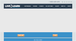 Desktop Screenshot of livenlearn.com